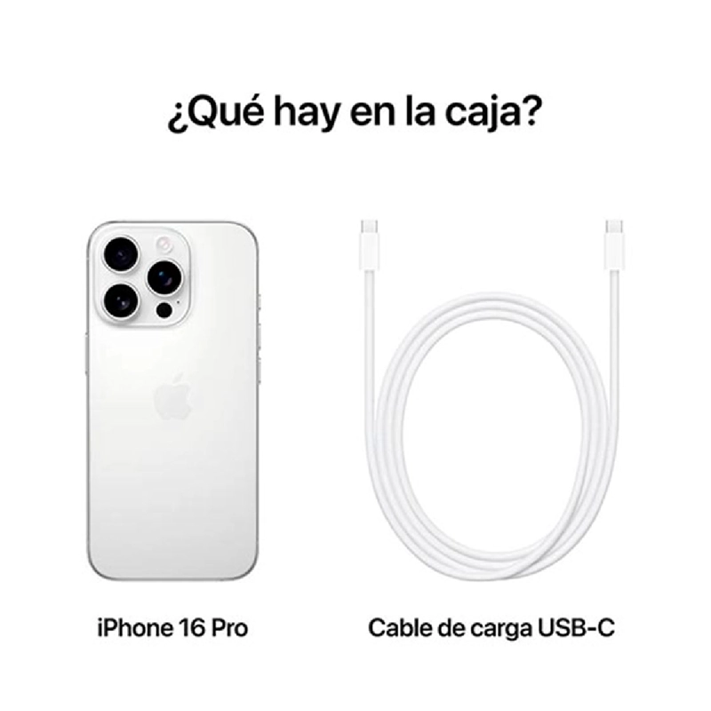 IPHONE 16 PRO 512GB 48MP 6.3” TITANIO Blanco, foto 9