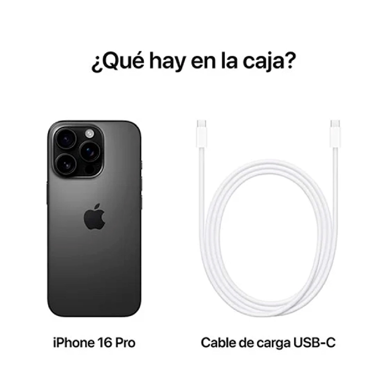 IPHONE 16 PRO MAX 256GB 48MP 6.9” TITANIO Negro, foto 9
