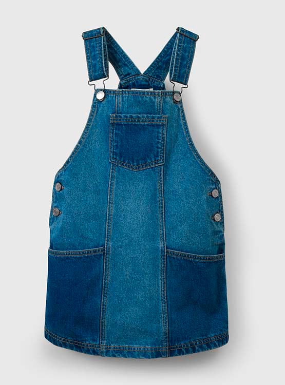 VESTIDO ALGODÓN NIÑA COLLOKY DENIM JUMPER - 1