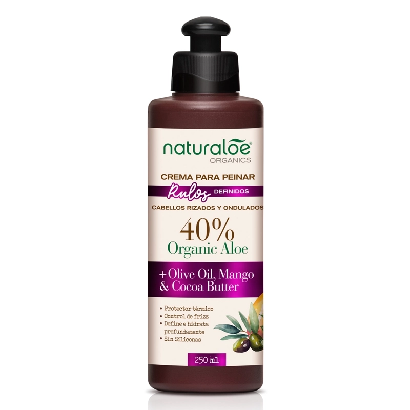 CREMA PARA PEINAR NATURALOE 250 ML RULOS DEFINIDOS - 1