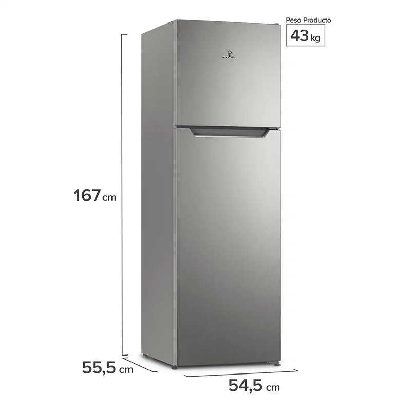 REFRIGERADOR TOP FREEZER MADEMSA ALTUS 1250I 247L NO FROST GRIS - 3