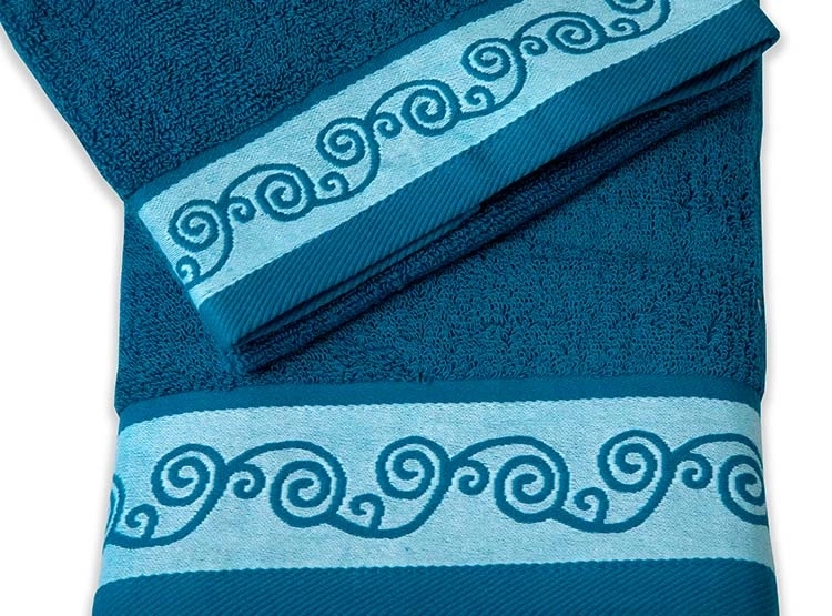 SET TOALLAS DORAL CATALINA 2P AZUL - 2