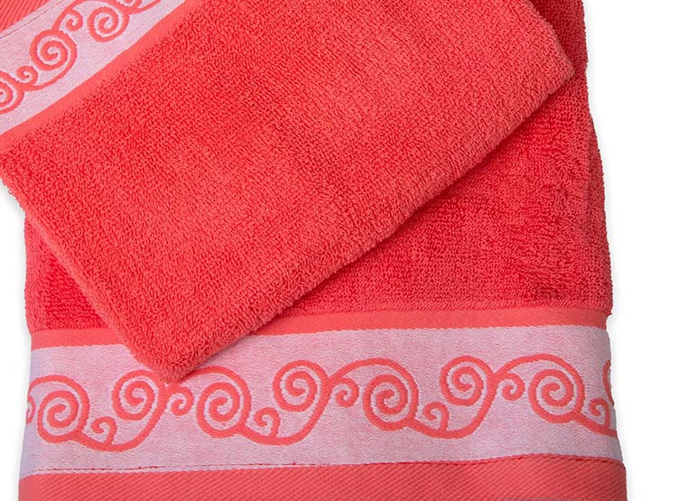SET TOALLAS DORAL CATALINA 2P CORAL - 2