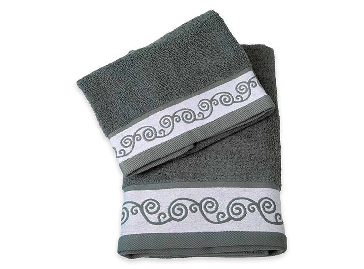 SET TOALLAS DORAL CATALINA 2P GRIS - 1