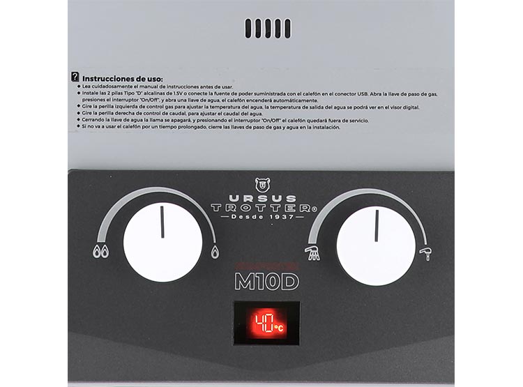 CALEFONT GAS NATURAL URSUS TROTTER KOMFORTEK M10-D - 3