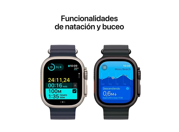 APPLE WATCH ULTRA 2 49MM TITANIO NEGRO CORREA LOOP L Negro, foto 5