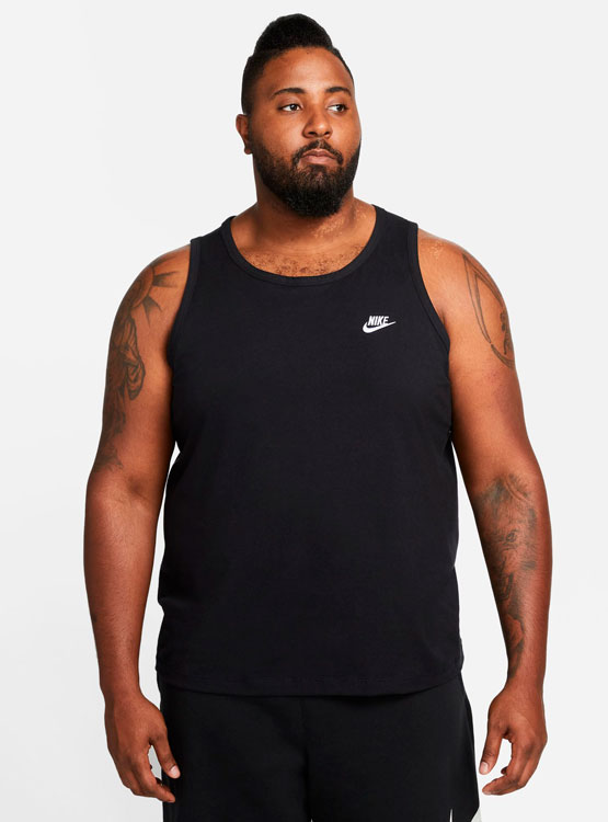 POLERA ALGODÓN HOMBRE NIKE NEGRO - 2