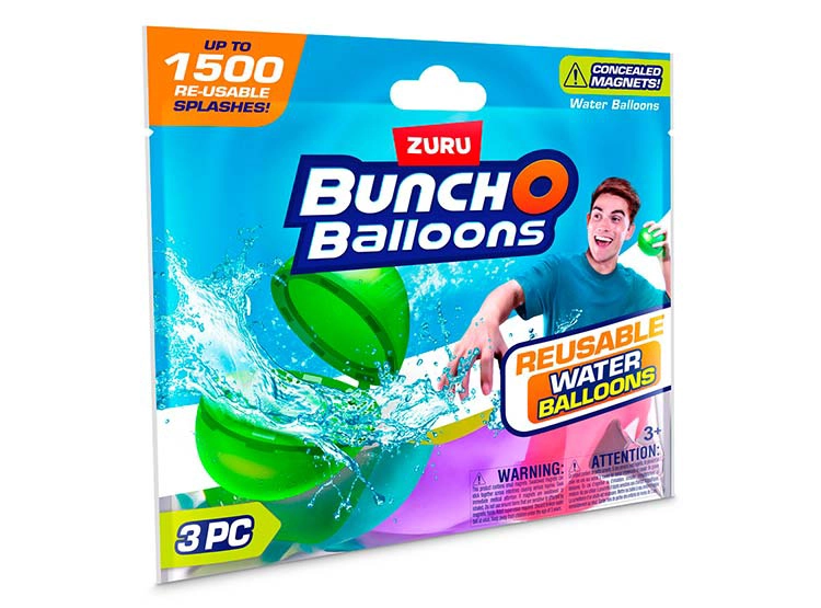 PACK 3 BOMBAS DE AGUA REUTILIZABLE - 2