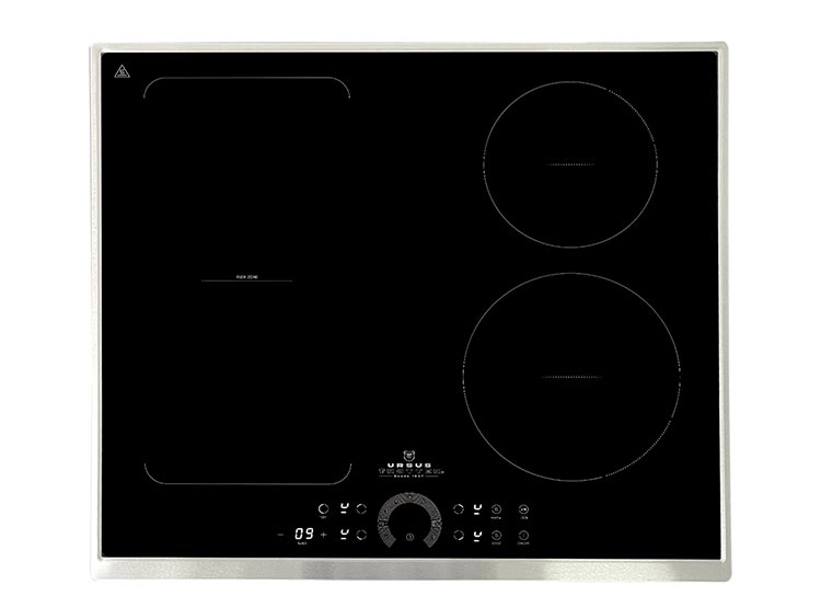 ENCIMERA VITROCERAMICA EMPOTRABLE ELÉCTRICA URSUS TROTTER 4 QUEMADORAS UT-ICT 4P INOX - 1
