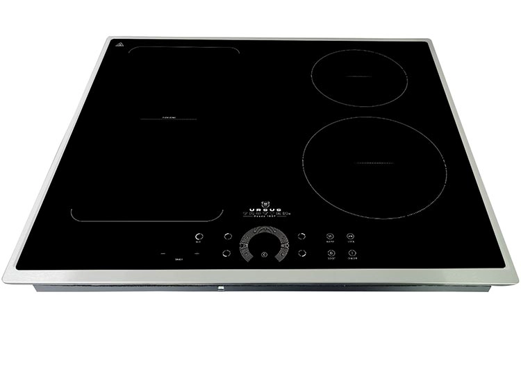 ENCIMERA VITROCERAMICA EMPOTRABLE ELÉCTRICA URSUS TROTTER 4 QUEMADORAS UT-ICT 4P INOX - 2