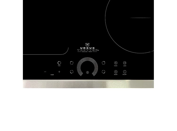 ENCIMERA VITROCERAMICA EMPOTRABLE ELÉCTRICA URSUS TROTTER 4 QUEMADORAS UT-ICT 4P INOX - 6