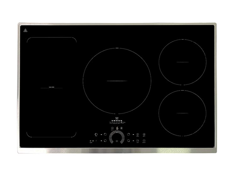 ENCIMERA VITROCERAMICA EMPOTRABLE ELÉCTRICA URSUS TROTTER 5 QUEMADORAS UT-ICT 5P INOX - 2