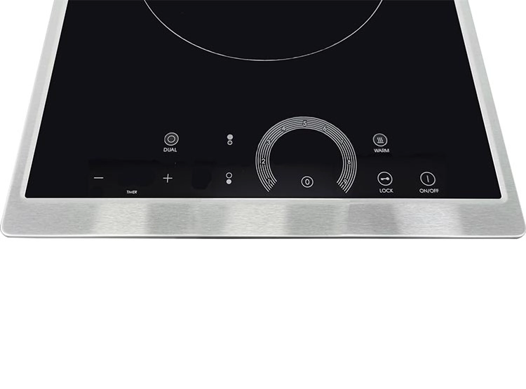 ENCIMERA VITROCERAMICA EMPOTRABLE ELÉCTRICA URSUS TROTTER 2 QUEMADORAS UT-VCT 2P INOX - 5