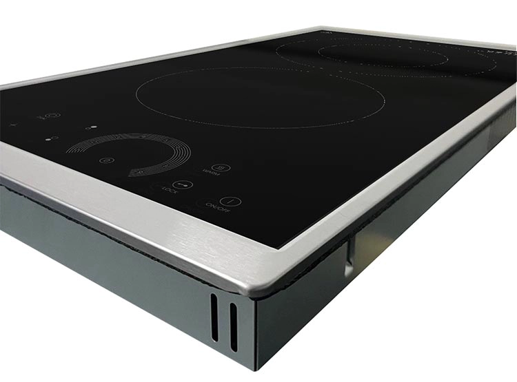 ENCIMERA VITROCERAMICA EMPOTRABLE ELÉCTRICA URSUS TROTTER 2 QUEMADORAS UT-VCT 2P INOX - 6