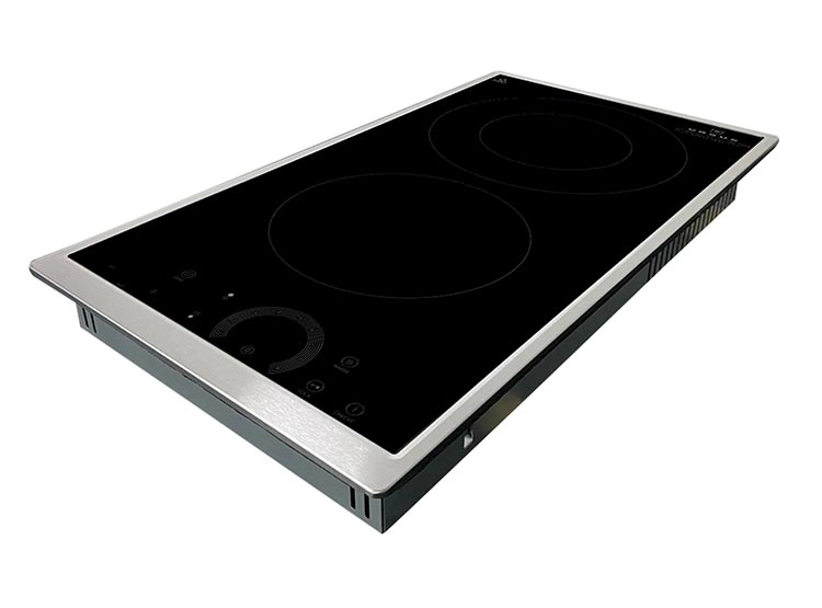 ENCIMERA VITROCERAMICA EMPOTRABLE ELÉCTRICA URSUS TROTTER 2 QUEMADORAS UT-VCT 2P INOX - 7