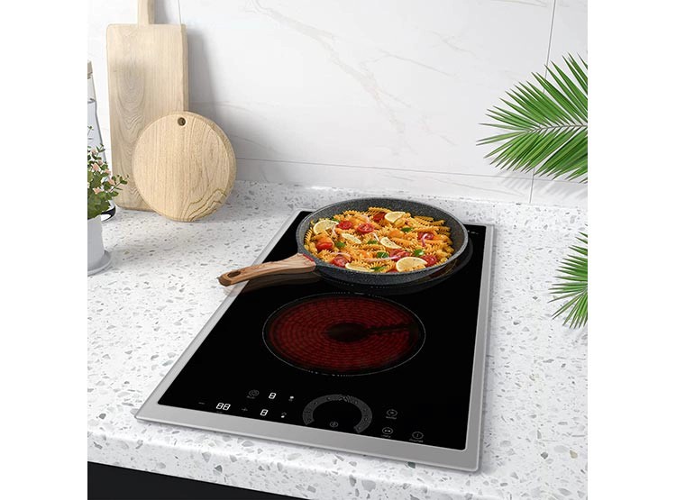 ENCIMERA VITROCERAMICA EMPOTRABLE ELÉCTRICA URSUS TROTTER 2 QUEMADORAS UT-VCT 2P INOX - 9