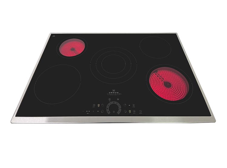 ENCIMERA VITROCERAMICA EMPOTRABLE ELÉCTRICA URSUS TROTTER 5 QUEMADORAS UT-VCT 5P INOX - 3