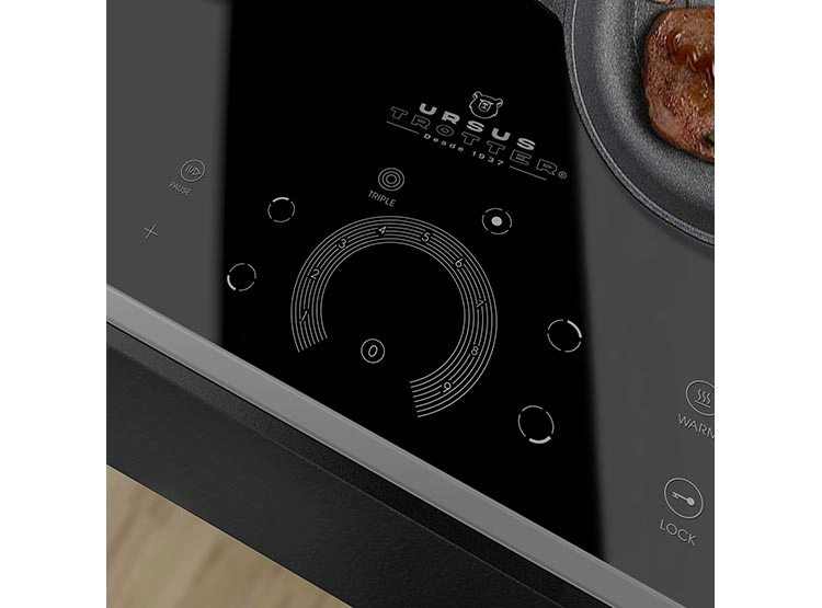 ENCIMERA VITROCERAMICA EMPOTRABLE ELÉCTRICA URSUS TROTTER 5 QUEMADORAS UT-VCT 5P INOX - 8