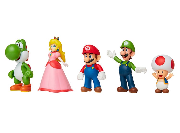 FIGURA DE ACCIÓN NINTENDO MARIO Y AMIGOS - 1