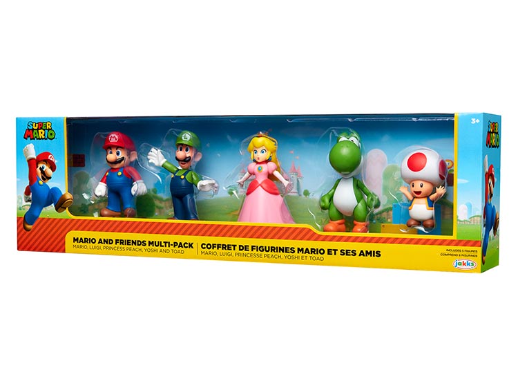 FIGURA DE ACCIÓN NINTENDO MARIO Y AMIGOS - 2