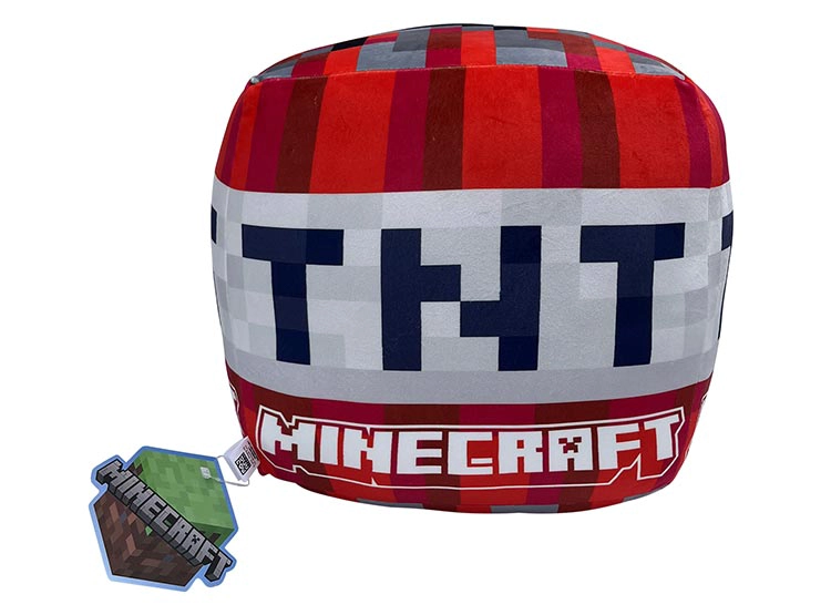 PELUCHE MINECRAFT CUBO TNT - 1