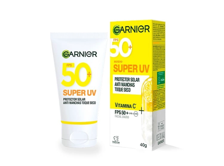 PROTECTOR SOLAR GARNIER SUPER UV DE EXPRESS ACLARA ANTI-MANCHAS CON PROTECTOR SOLAR TOQUE SECO 37 ML - 2