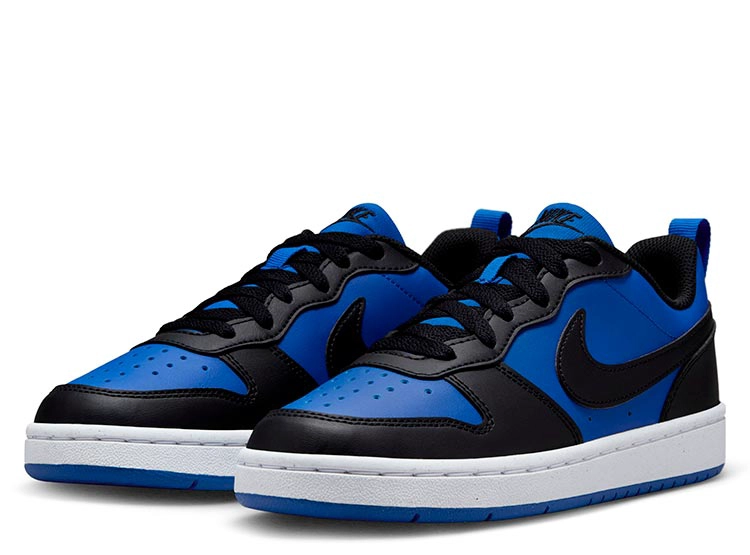 ZAPATILLAS NIÑO NIKE URBANO AZUL COURT BOROUGH LOW RECRAFT INFANTIL - 2