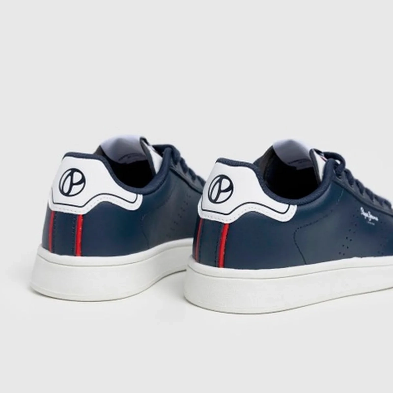 ZAPATILLAS NIÑO PEPE JEANS LONDON CASUALES AZUL PLAYER AIR - 4