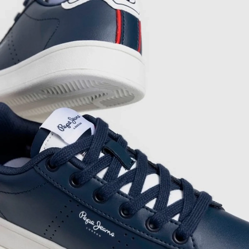 ZAPATILLAS NIÑO PEPE JEANS LONDON CASUALES AZUL PLAYER AIR - 6