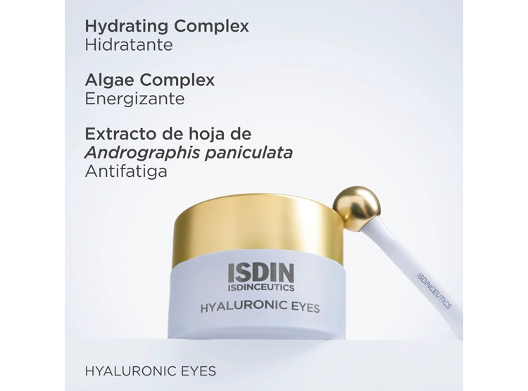 CONTORNO DE OJOS HIDRATANTE CON ÁCIDO HIALURÓNICO ISDIN ISDINCEUTICS HYALURONIC EYES 15 GR - 9