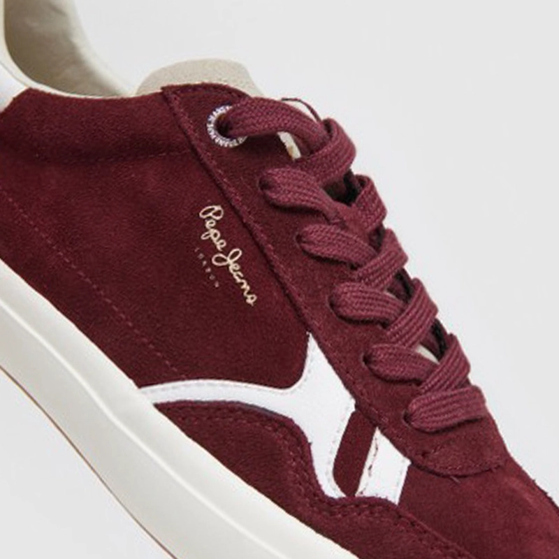 ZAPATILLAS HOMBRE PEPE JEANS LONDON CASUALES ROJO TRAVIS FREE - 6
