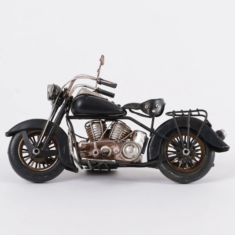 FIGURA DECORATIVA RIPLEY HOME MOTO NEGRA
