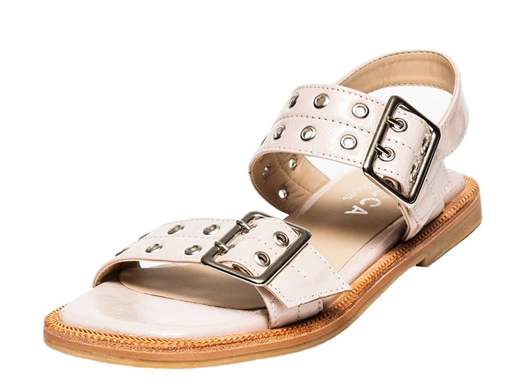 SANDALIAS CUERO MUJER BECCA NUDE ALHELI - 3