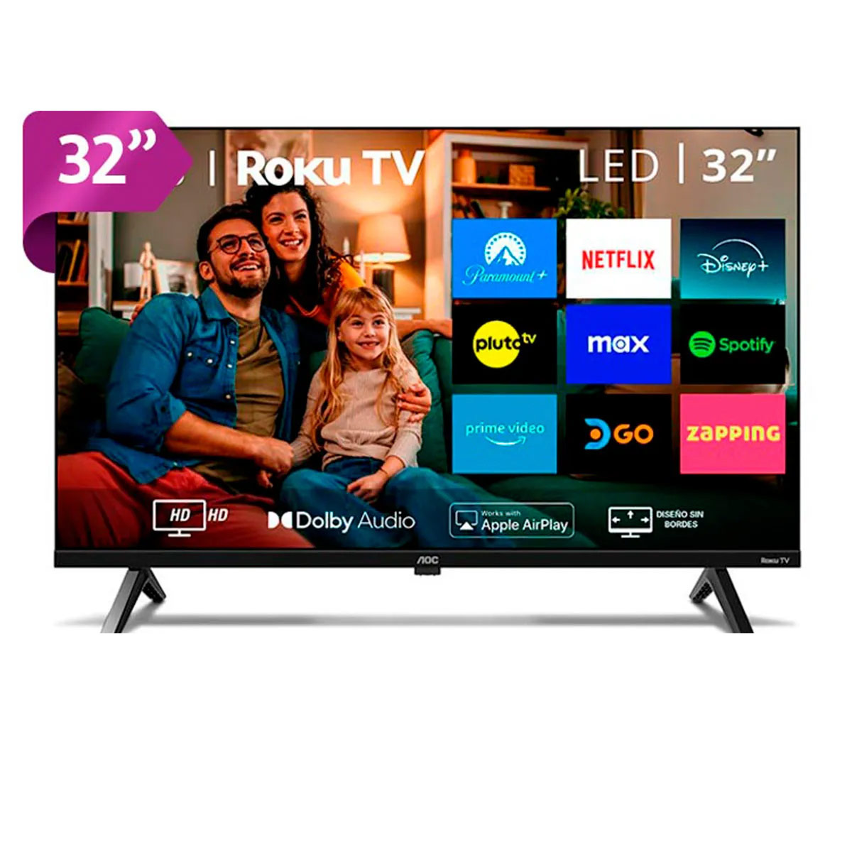 SMART TV AOC LED HD 32” 32S5045