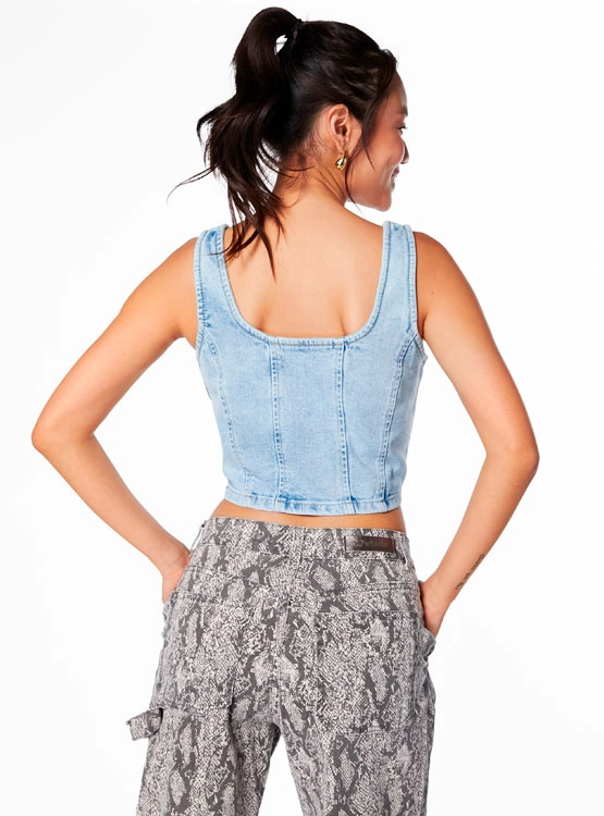 POLERA SIN MANGAS ALGODÓN MUJER EFESIS KIKA - 3