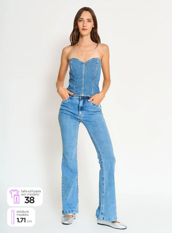 JEANS ALGODÓN MUJER EFESIS FEEL LIGHT - 1