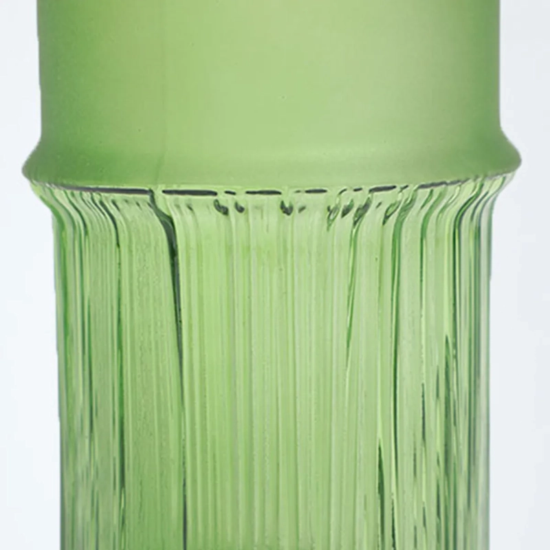 FLORERO RIPLEY HOME VERDE MCH MATE VIDRIO - 2