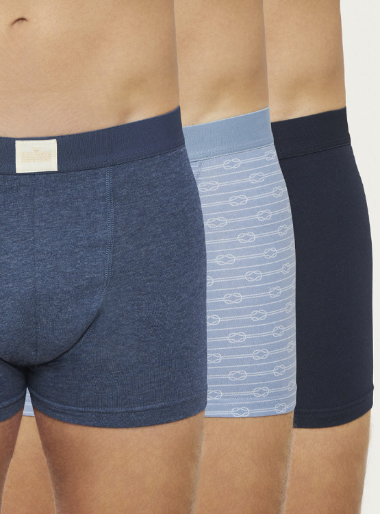 PACK X3 BÓXER HOMBRE PALMERS GRIS - 1