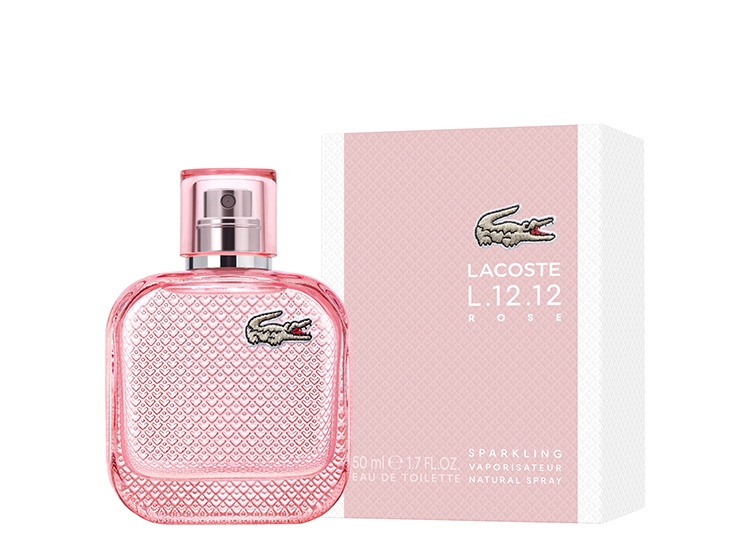 PERFUME LACOSTE L.12.12 ROSE SPARKLING MUJER EDT 50 ML EDICIÓN LIMITADA - 1