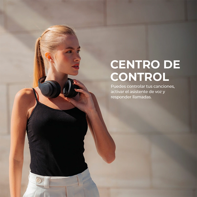 AUDÍFONOS SLEVE ON EAR PULSE.ANC LILA BLUETOOTH - 7