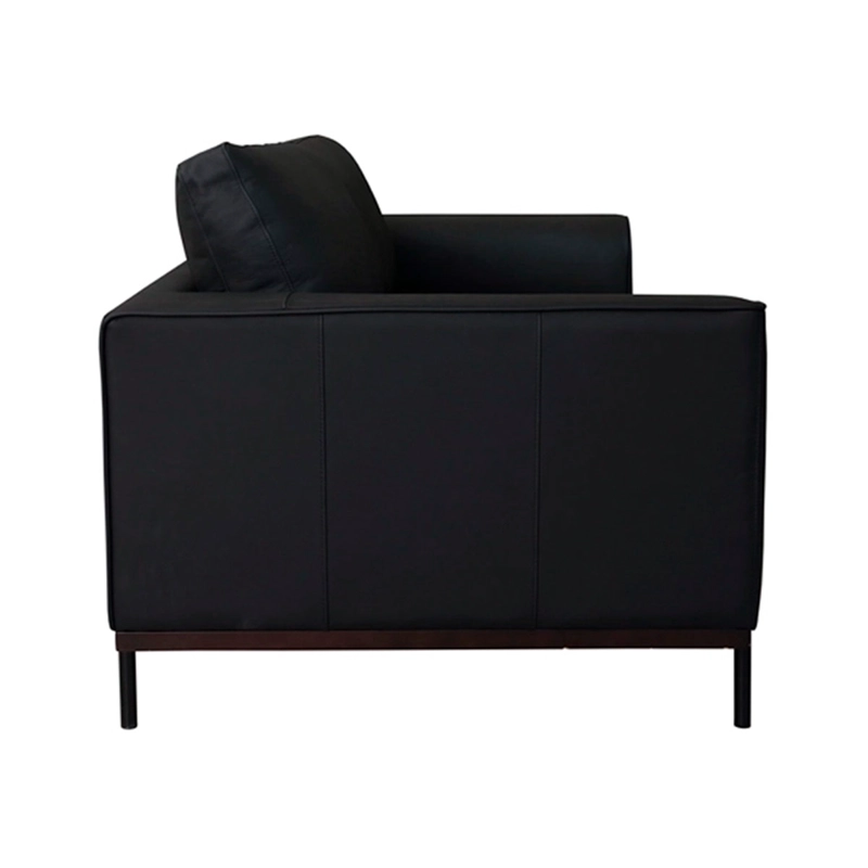 SOFÁ RIPLEY HOME KIKA CUERO 3C NEGRO - 4