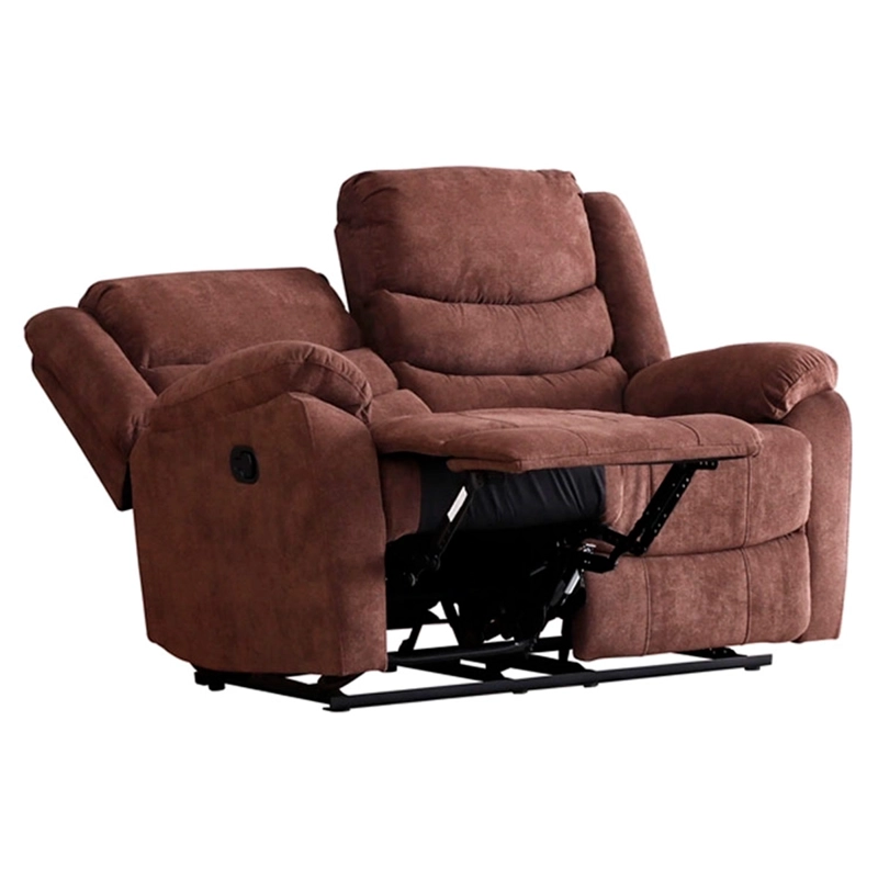 SOFÁ RECLINABLE RIPLEY HOME WOLF 2C CAFÉ - 5