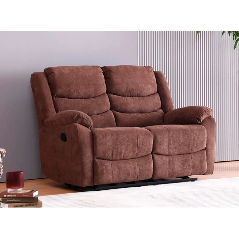 SOFÁ RECLINABLE RIPLEY HOME WOLF 2C CAFÉ - 8