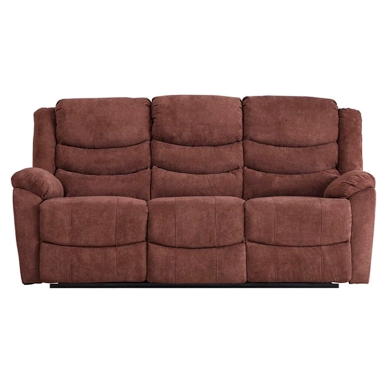 SOFÁ RECLINABLE RIPLEY HOME WOLF 3C CAFÉ - 2