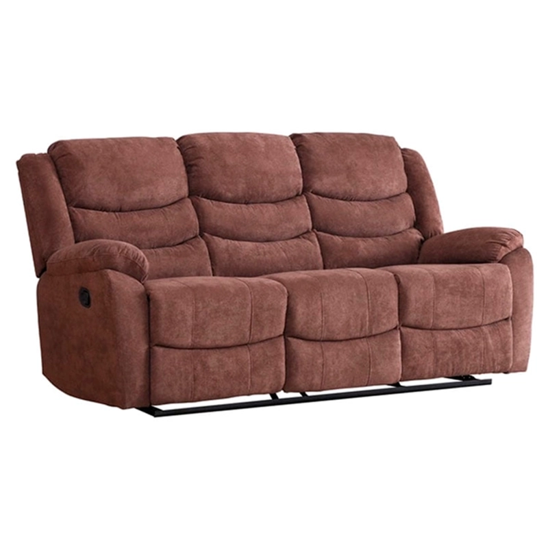 SOFÁ RECLINABLE RIPLEY HOME WOLF 3C CAFÉ - 3