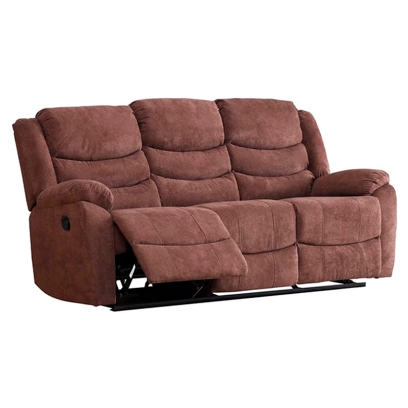 SOFÁ RECLINABLE RIPLEY HOME WOLF 3C CAFÉ - 4