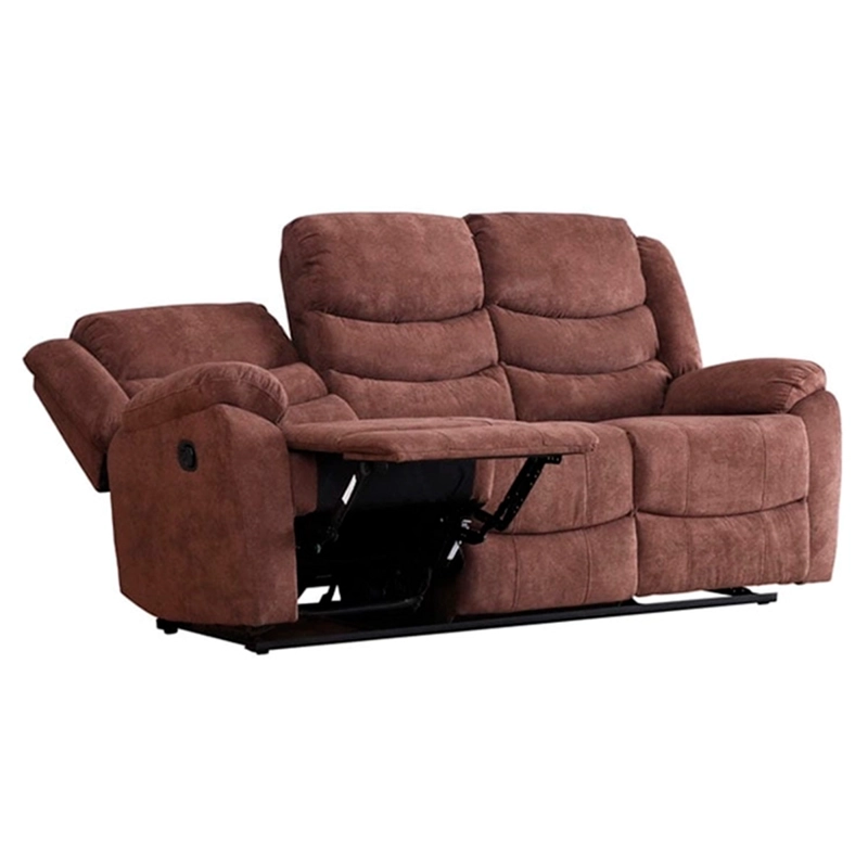 SOFÁ RECLINABLE RIPLEY HOME WOLF 3C CAFÉ - 5