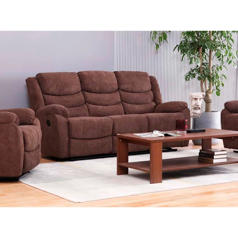 SOFÁ RECLINABLE RIPLEY HOME WOLF 3C CAFÉ - 8