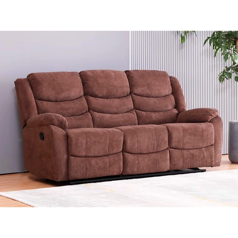 SOFÁ RECLINABLE RIPLEY HOME WOLF 3C CAFÉ - 9