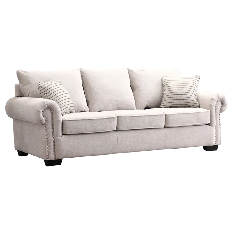 SOFÁ RIPLEY HOME PROVENZA 3C GRIS CLARO - 1